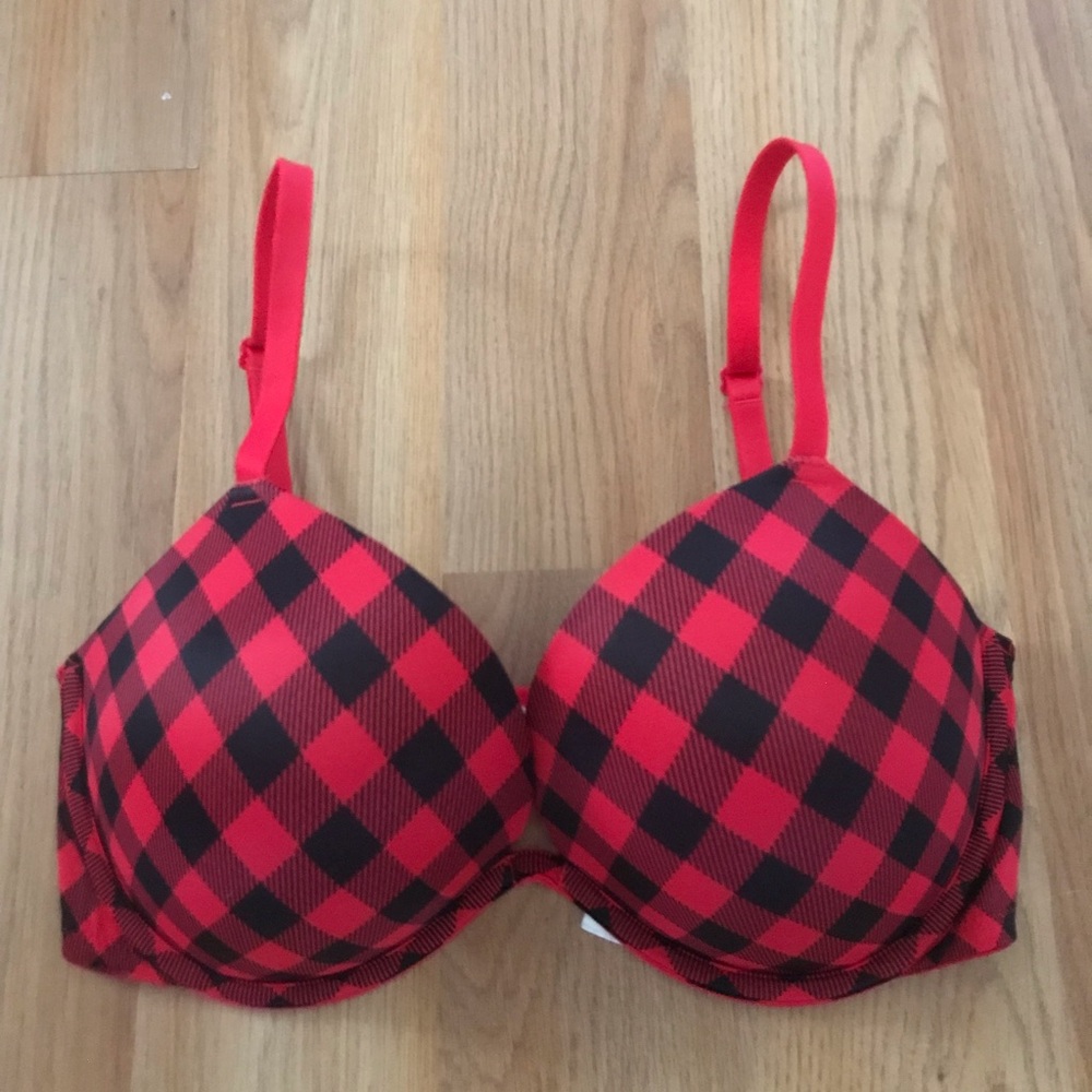 VS PINK Plaid Women's Bra 32DD